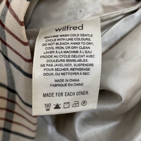 ❗️SOLD❗️Aritzia Wilfred Plaid Strappy Mini Isabelle Dress Size 8 - Picture 9 of 11